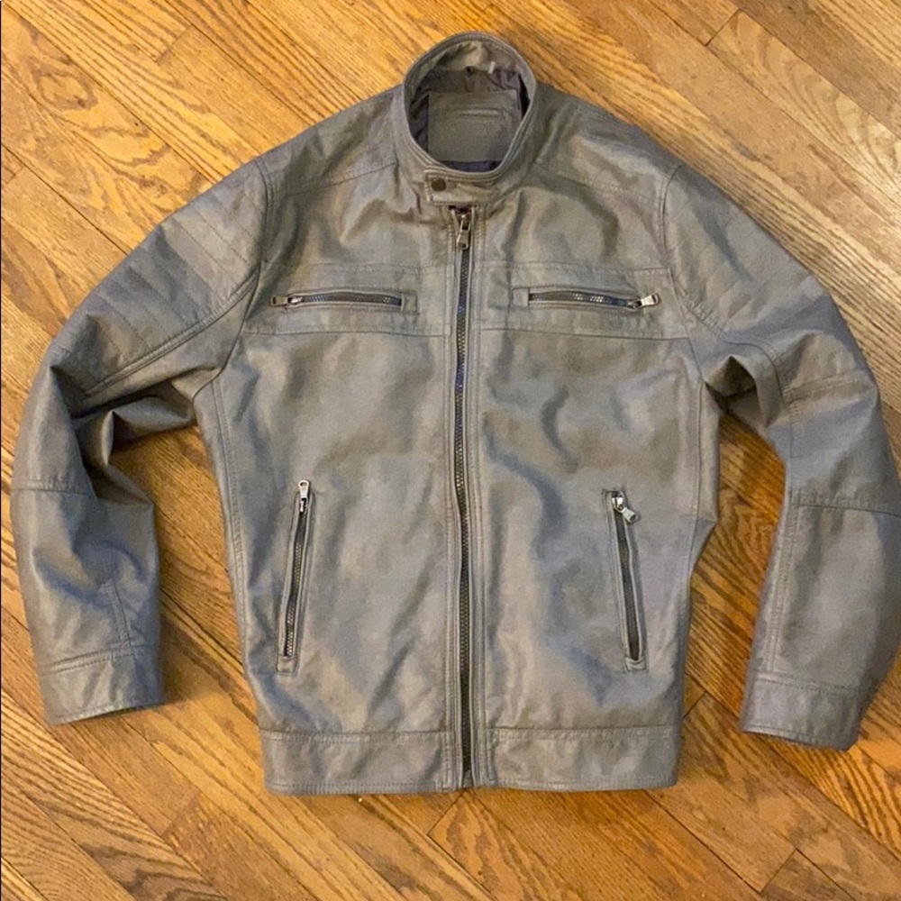 **Calvin Klein Men’s Shell Bomber Jacket Grey L